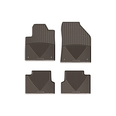 WeatherTech All-Weather Floor Mats compatible with 2015-2015 Jeep Cherokee - 1st & 2nd Row, Cocoa