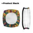 thumbnail image 3 of HELLHERO Rollator Walker Cover Waterproof Walker Seat Cushion Cover for Elderly Fits Rollators Dust Proof for Easy Installation, Black Cat Sunflower, 3 of 7