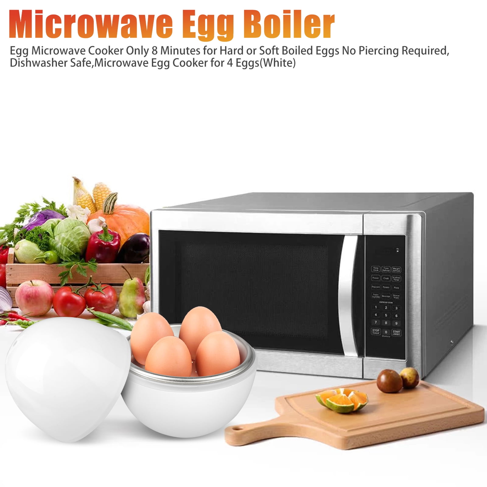 Microwave Safe Egg Steamer, Portable Egg Cooker For Kitchen Breakfast  Kitchen Cooking Accessories - Temu