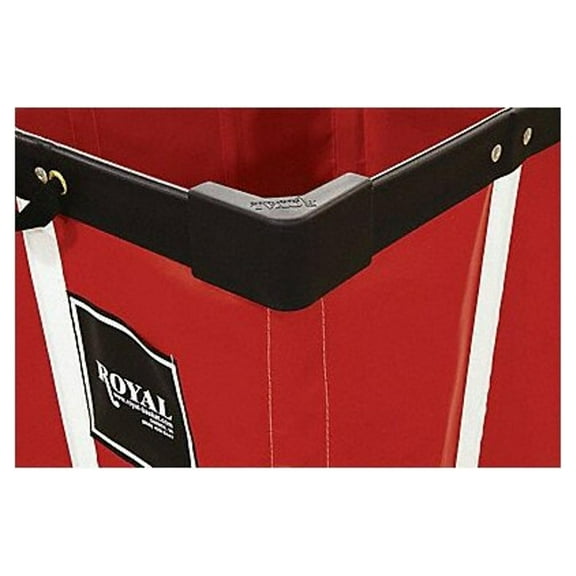 Royal Basket Trucks Corner Bumper Kit,4 1/4 in L,Black,PK4 G00-BKX-BMK