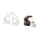 thumbnail image 5 of Estatuas de cisnes,Estatua de cisne de cerámica Escultura de mesa de cisne Elegante,Estatua de cerámica,Juego de estatuas de cerámica para decoración de mesa de oficina en casa,Figuras para, 5 of 8