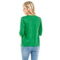 thumbnail image 7 of Made by Olivia Women's Classic Button Down Long Sleeve V-Neck Soft Knit Sweater Cardigan, 7 of 7