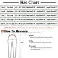 thumbnail image 3 of JUNWELL Pantalons Évasés pour Femmes Taille Haute Extensible Rayé Imprimé Pantalons Décontractés Confortables Longs Droits, 3 of 9