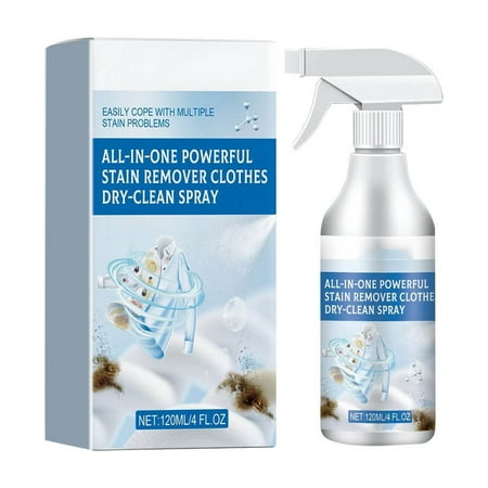 Cevemin Stain-Removing Laundry Dry-Cleaning Spray – Powerful Formula for Home Cleaning No Wash Required 120ml