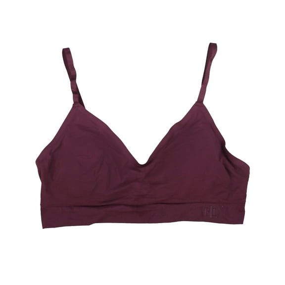 Lauren Ralph Lauren Women's Bra Luxe Smoothing Wireless Pinot Noir Medium New