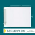 thumbnail image 3 of facai-6x6 Envelopes Square for Invitation,Greeting Card Envelope 50 Pack (White), 3 of 4