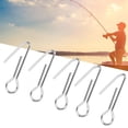 thumbnail image 3 of Fish Hook100PCS/Bag Stainless Steel Fish Stainless Steel Fishing Pin Fishing Tackle Tool Streamlined Design, 3 of 5