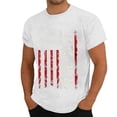 thumbnail image 2 of America 250 Merchandise Mens Short Sleeve Crewneck Patriotic Graphic Tee Stylish Summer Daily Wear White M, 2 of 4