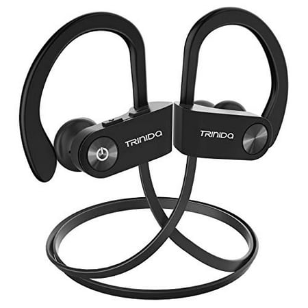 Bluetooth Headphones, TRINIDa IPX7 Waterproof Sport Wireless Headset for Running, Best in Ear Earbuds HiFi Stereo w/Mic 10 (Top 10 Best Bluetooth Headphones)
