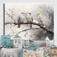 thumbnail image 2 of Designart "Silent Bird Watcher VII" Animals Metal Wall Art, 2 of 5