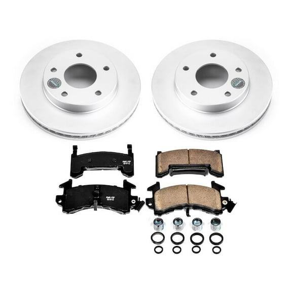 Front Brake Pad and Rotor Kit - Compatible with 1995 - 1997 Chevy Blazer 1996