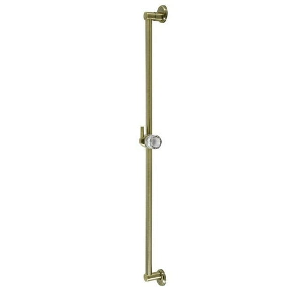 30 in. Showerscape Brass Shower Slide Bar, Antique Brass