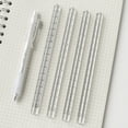 thumbnail image 6 of 0-15cm Three-sided Straight Ruler Transparent Acrylic Ruler Math Drawing Tool for Artist Architect, 6 of 8