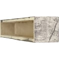 thumbnail image 4 of Ekena Millwork 4"H x 4"D x 36"W Rough Sawn Faux Wood Fireplace Mantel, Burnished Pine, 4 of 13