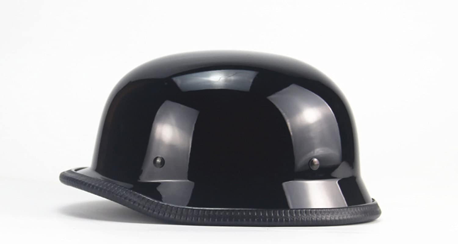 Motorcycle Half Helmet Beanie Retro German Motorcycle Helmet Half