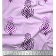 thumbnail image 1 of Soimoi Rayon Fabric Leaves Block Print Fabric by The Yard 42 Inch Wide, 1 of 5