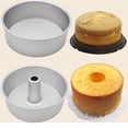 thumbnail image 3 of RENACLIPY 1Set DIY Baking Mold Plated Silver Round Pie Pan with Live Bottom and Uniform Heat Transfer, 3 of 8