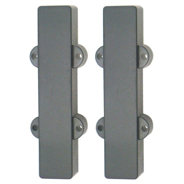 2 Piezas Tapas de Pastilla de Guitarra Cubierta Sellada Accesorios para Instrumentos Musicales perfke Tapa de recolección de bajo cerrado