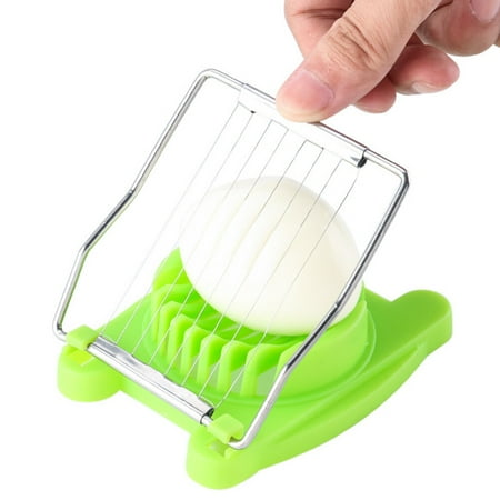 Toyandona Multifunctional Egg Slicer Green and Stainless Steel Ideal for Kitchen Use