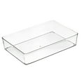 thumbnail image 1 of Kitchen Desk Drawer Organizer Transparent Drawer Storage Bin Vanity Drawer Tray, 1 of 10
