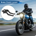 thumbnail image 2 of Unique Bargains Short Brake Clutch Levers for APRILIA SHIVER 900 2017-2020 6 Position Adjustable Motorcycle Handlebar Brake Lever T6 6061 Aluminum Alloy Black 1 Set, 2 of 7