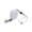 White2, variant on Retractable Dog Leash for Small Dogs and Cats, Anti-Pull Strong Nylon Tape with Hands-Free Wrist Strap, Mini Portable Walking Leash with One-Hand Brake for Safe Control