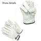 thumbnail image 4 of Guantes de trabajo de cuero doble, guantes de trabajo para jardín y exteriores Adepaton  CPB-US-DYP737-2, 4 of 5