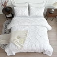 thumbnail image 2 of Juego de Edredón Maple & Stone King Size 7 Piezas Ropa de Cama Blanca, 2 of 7