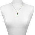 thumbnail image 2 of Delight Jewelry Resin Green Angel Holding Candy Cane - Silvertone Class of 2026 Delicate Bar Necklace, 18.75", 2 of 4