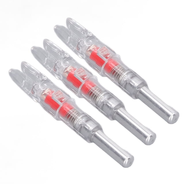 3Pcs Lighted Nocks for Arrows, 6.2mm Internal Diameter Automatically Lighted Nocks for Archery Arrows Shafts