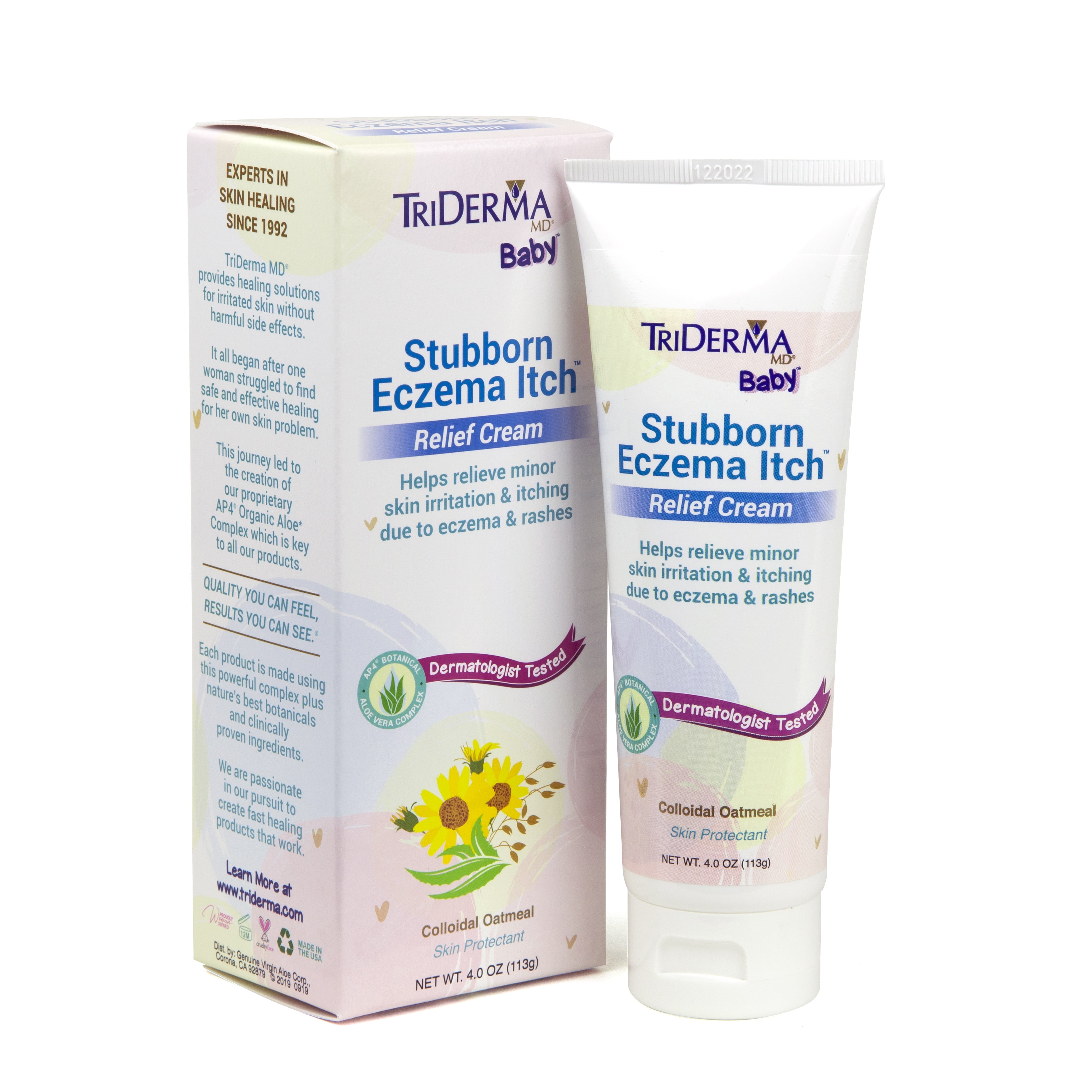 TriDerma Eczema Itch & Dryness Fast Healing Cream for Babies & Kids