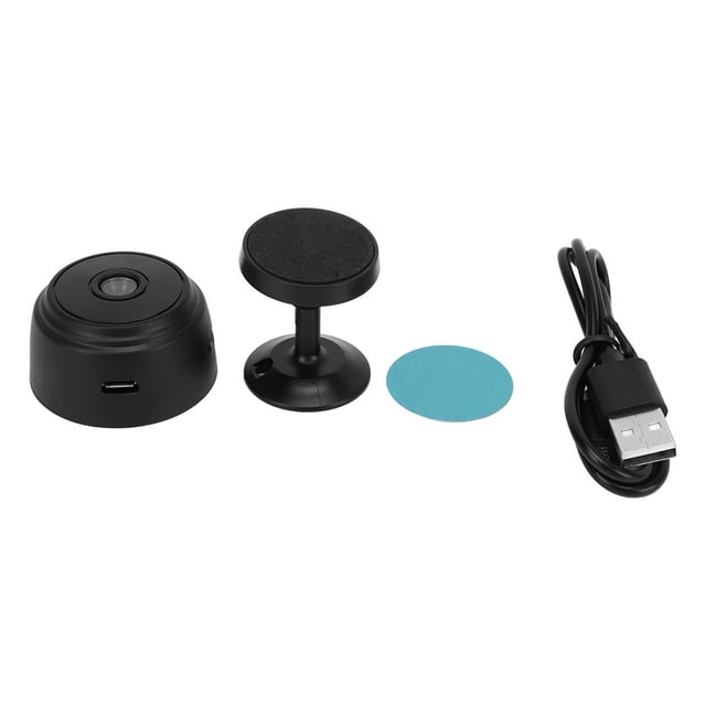 Minicámara A9 Home con tapa trasera magnética, inalámbrica, HD 1080P, para casa, oficina y patio, color negro