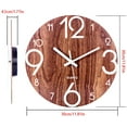 thumbnail image 3 of reloj de pared luminoso, reloj de pared silencioso decorativo moderno, esfera grande con 30 cm Xemadio LL-2272-1, 3 of 6