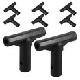 thumbnail image 1 of unbranded 8Ud Conectores En T Para De En Plástico Resistente Color Negro, 1 of 8