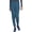 Caribbean Blue, variant on Women Scrub Pant Mid Rise Jogger with 5 Pocket and Elastic Waistband DK155T, L Tall, Caribbean Blue