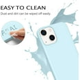 thumbnail image 4 of Compatible with iPhone 13 Case, Liquid Silicone Soft Gel Rubber iPhone 13 Phone Case Slim Fit Cover with Microfiber Lining Shockproof Protective Phone Cases for iPhone 13 6.1 inch, Sky Blue, 4 of 15