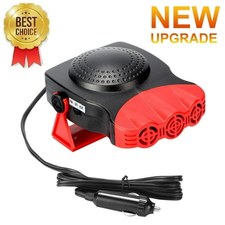 Defroster Outlet - Portable Car Heater,Car Heater that plugs into cigarette lighter Car Defroster Car Defogger 150W 12 volt heater for automobile Heating/Cooling 2 in i Function 3-Outlet