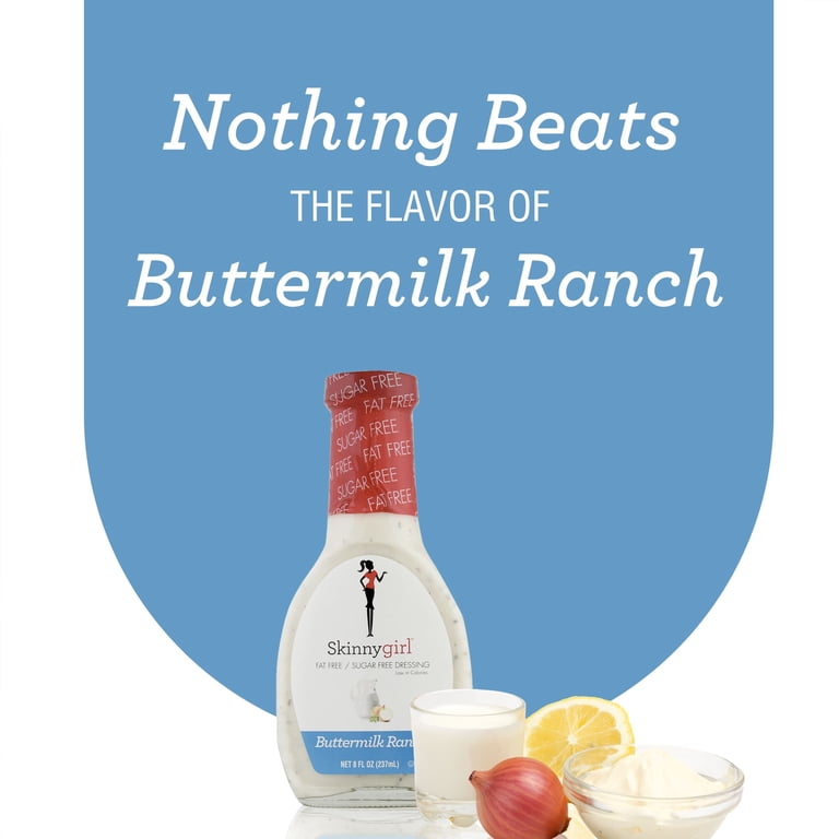 skinnygirl dressing Sugar Free Gluten Free Salad Dressing, Asian Sesame Ginger, 8 Ounce : Grocery & Gourmet Food No guilt Skinnygirl Buttermilk Ranch Salad Dressing,