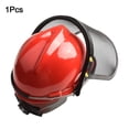thumbnail image 3 of Casque de Sécurité Rouge en Maille pour Tronçonneuse, Tondeuse à Gazon, Débroussailleuse, Neuf, 3 of 9