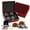 Red, variant on Premium Whiskeys Drinking Set Including Chilling Stone Glasses And Chess Case Container
