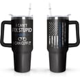thumbnail image 1 of 40 oz Police Tumbler with Handle, 1 of 1