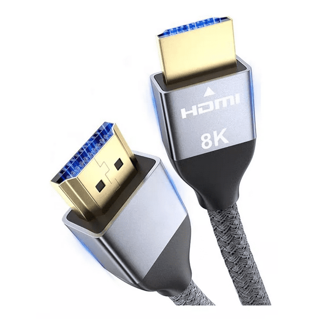 1 Metro Cable Hdmi 2.1 Vídeo 4k 120hz 8k 60hz Ps5 Ps4 Xbox Gris