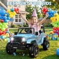 thumbnail image 4 of East doll 12V Ride on Toys for Toddlers, Electric Car for Kids, Kids Car with Remote Control, Bluetooth, Music, 3 Speeds for Kids Gifts, Blue, 4 of 7