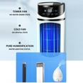 thumbnail image 4 of Tower Fans,Fans That Blow Cold Air,Tower Fan For Bedroom,Fan With Remote Quiet Cooling Desk Fan With Remote,8H Timer, Digital Touch Screen, Portable, Safe Bladeless Table Fan For Home, 4 of 7