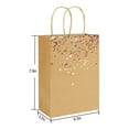 thumbnail image 5 of 12pcs Gift Bag Kraft Paper Bag With Handle Candy Cookies Decor Bag Birthday Wedding Christmas Celebration Leather Love Handbag, 5 of 5