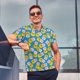 thumbnail image 4 of Fotbe Lovely Duck Camiseta Polo de Golf para Hombre con Estampado – Camisa Deportiva Transpirable con Cuello Abotonado-X-Large, 4 of 6