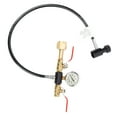 thumbnail image 3 of Adaptador de manguera de 24 pulgadas con válvula doble para llenado de CO2 con manómetro de 3000 psi para tanque Sodastream G1/2, 3 of 12