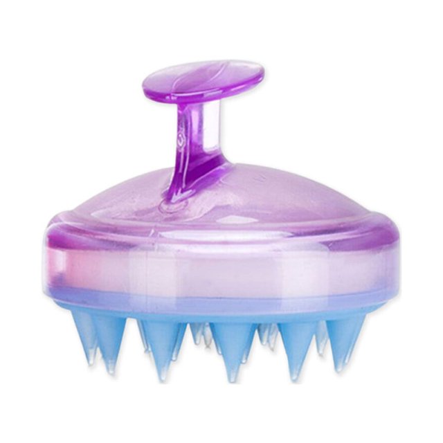 Guardurnaity Peine para lavar el cabello, cabeza de silicona , cepillo de masaje para el cuero cabelludo, champú, ducha, cepillo para el cabello, Type6 NO6