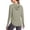*Khaki, variant on Women's Long Sleeve Hooded Active Top, Casual Curved Hem Workout Tunic with Thumb Holes Yellow,Women's Plus XXXL