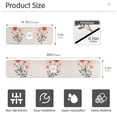 thumbnail image 3 of Yayeee Faucet Mat for Kitchen Sink 14.7" Diatomite Long Splash Guard Pad, Pink Flower, 3 of 7